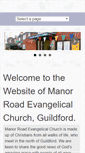 Mobile Screenshot of manorroadhall.org.uk